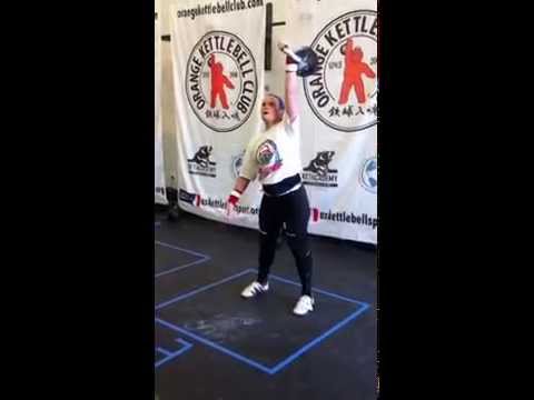 Vancouver Open Kettlebell Competition OKC April 2014 Long Cycle, 16kg, 122 reps