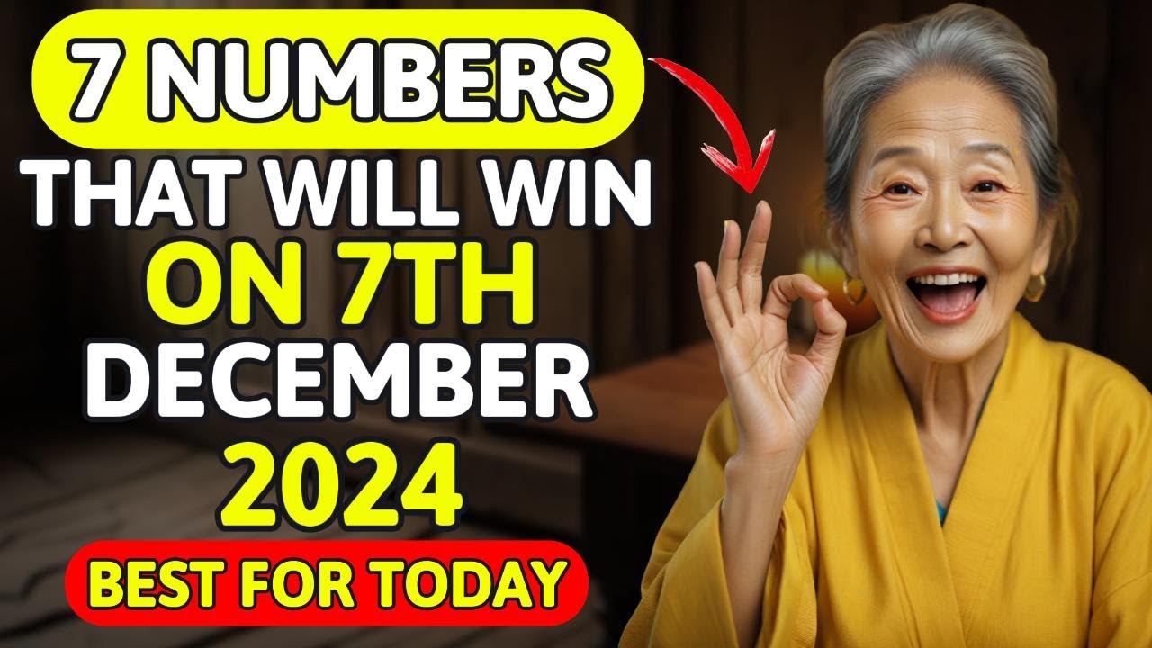 Lucky Numbers: 7 NUMBERS MOST LIKELY TO APPEAR ON 2ND DECEMBER 2024 | Buddhist Teachings