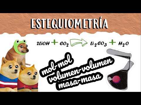 ESTEQUIOMETRÍA masa masa, mol mol, masa mol, volumen volumen