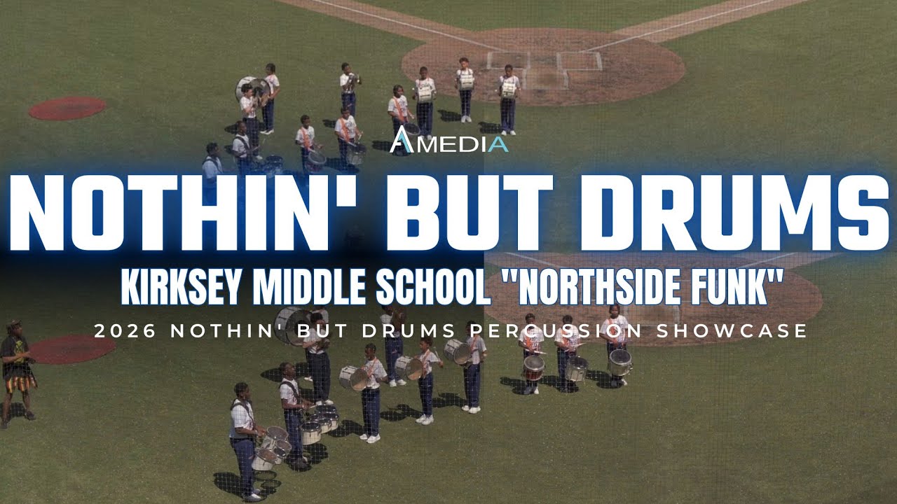 Kirksey Middle School "Northside Funk" Drumline | 2026 Nothin' But Drums Showcase | 4K 🔥🎥🎬‼️