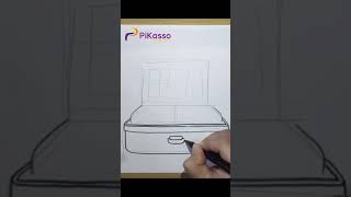How to Draw a Open Suitcase Easy in The Right Way