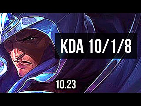 TALON vs GALIO (MID) | 10/1/8, 600+ games, Legendary | KR Diamond | v10.23
