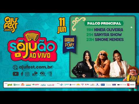 Arraiá do Povo 2026 em Aracaju/SE - 11/06/2026 (Quinta-feira)