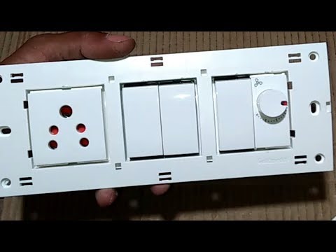 How full connection 6 modular switch board।। modular switch board Video