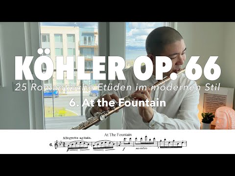 Köhler Opus 66 #6 "At the Fountain" (25 Romantic Etudes for Flute)