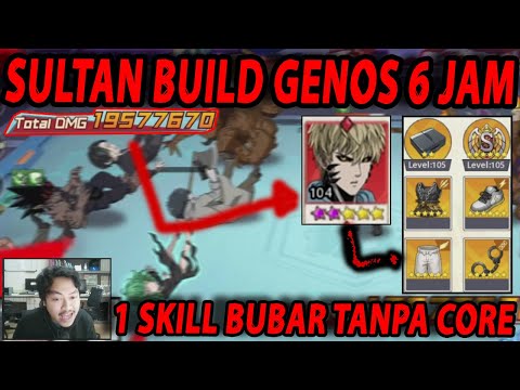 🔥🔥KETIKA GENOS WHALE DI BUILD 6 JAM [SETARA GENOS PLANKTON 1 TAHUN+] - ONE PUNCH MAN:The Strongest