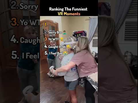 Ranking The Funniest VR Moments #ranking #memes #funny