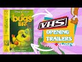A Bugs Life VHS Opening Promos Closing