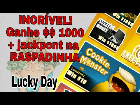 INCRÍVEL! Ganhe $ 1000 Dólares na Raspadinha - Lucky Day