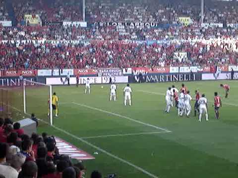 gol de Juanfran Osasuna R. Madrid 2008-2009