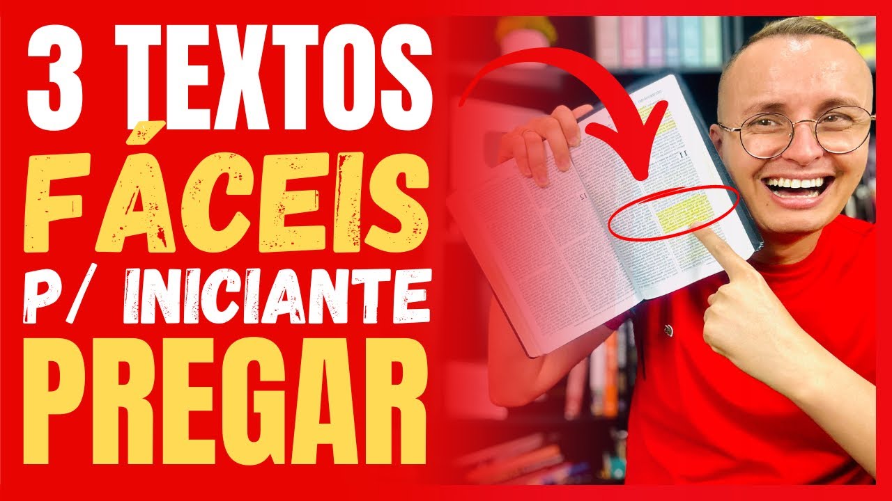 OS 3 MELHORES TEXTOS PARA PREGAR PELA PRIMEIRA VEZ (COPIA E COLA!) | Thalles Villas