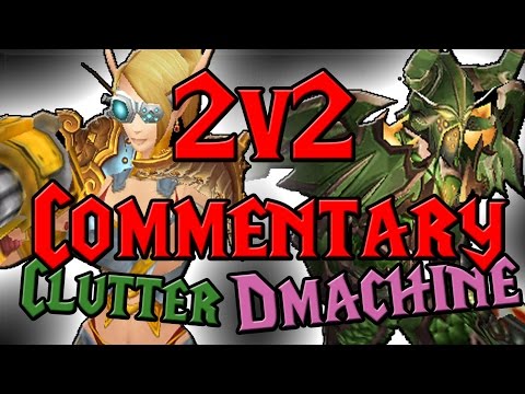 Dmachine - Ret Hunter 2v2 Commentary with Clutter