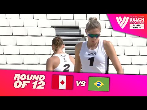 Pavan / Bukovec vs. Ana Patricia / Duda - Round of 12 Highlights Doha 2023 #BeachProTour