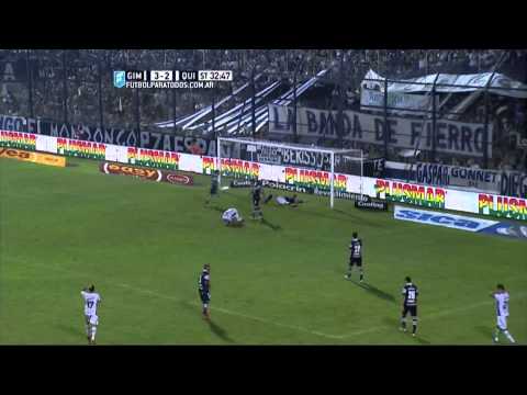 Tapada de tres puntos. Gimnasia 3 - Quilmes 2. Fecha 13. 2015. FPT