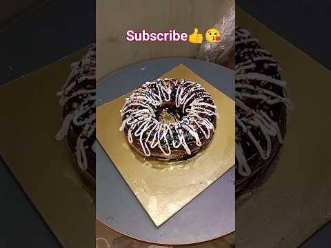donut style cake😍#chocolatecake #viralvideo#ytshort#shorts