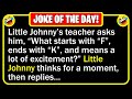 🤣 BEST JOKE OF THE DAY! - Little Johnny was being rude in class... | Funny Daily Jokes