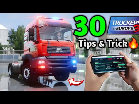 30 SECRET Tips Every Truckers of Europe 3 Player Should Know..