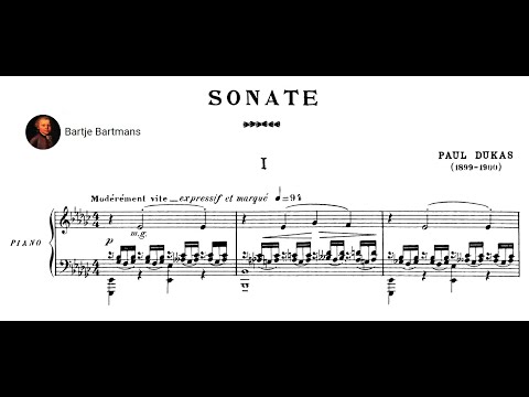 Paul Dukas - Piano Sonata (1900) {Duchâble}