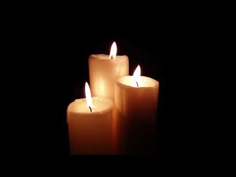 Trio of Burning Candles | Relaxing Ambience | Subtle Sound of Wind [10 Hours]