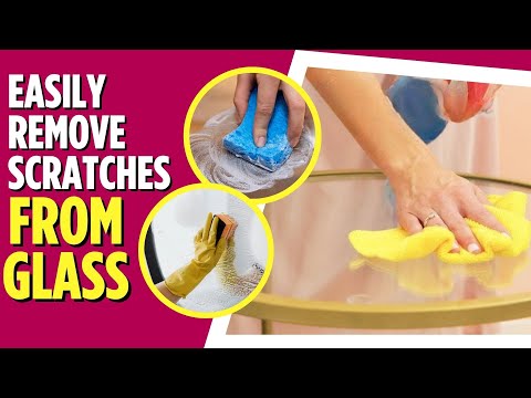 Come rimuovere i graffi dalle superfici in vetro