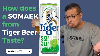 Tiger Soju Infused Lager Beer Gutsy Grape - Review out now!
