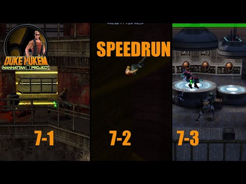 Duke Nukem: Manhattan Project speedruns - 3 ILs (Ch.7 - Deviant Drilling) - any% Hard