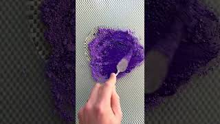 Ultramarine violet PV15 handmade watercolor paint with dry pigment and gum Arabic and honey binder