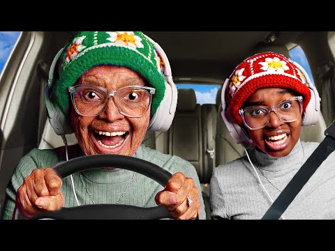 NEVER DRIVE WITH YOUR GRANDMA