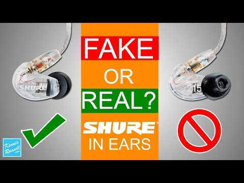 Profesionalios į ausis įkišamos ausinės Shure SE215-CL-EFS video