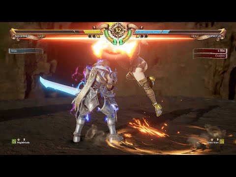 SoulCalibur 6 (Sophitia) Nyawu vs (#7 Ranked Siegfried) Nightblade