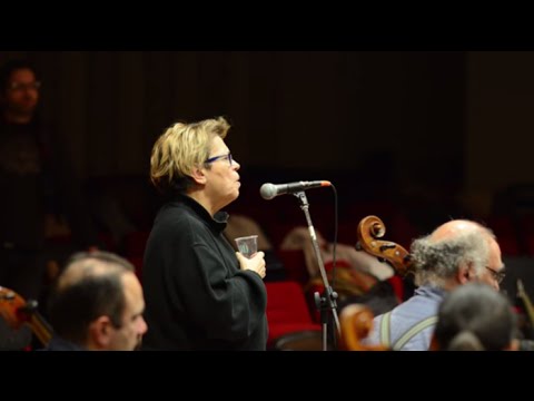 Η Δήμητρα Γαλάνη στην ηχογράφηση του άλμπουμ «Μια Συμφωνία Για Την Ιθάκη»