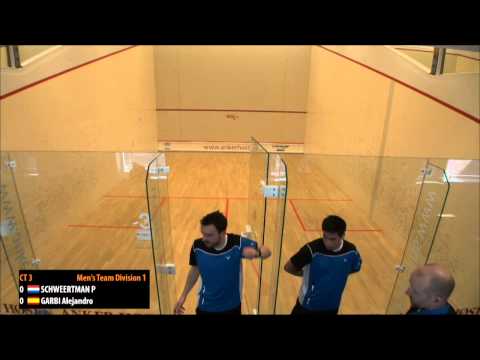 European Squash Team Championships 2015 Court 3 Day 3
