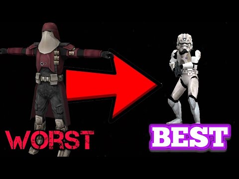 All Classic Battlefront 2 Classes Ranked WORST To BEST