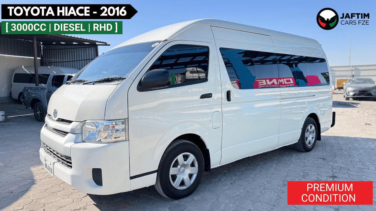 تويوتا هاياس EXCELLENT CONDITION | RHD | 2016 (AT) | 2WD | 3.0L DIESEL ENGINE | DIGITAL REAR VIEW MIRROR video