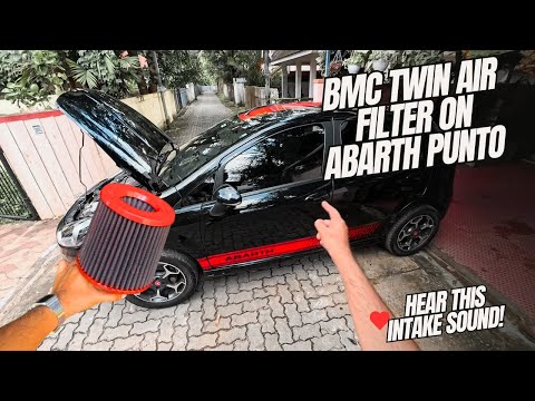 BMC Twin Air Filter on Abarth Punto | How to clean your filters | Listen to this Sound