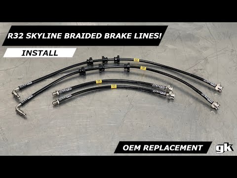 Gktech R32 GTS-T Brake Lines - Install
