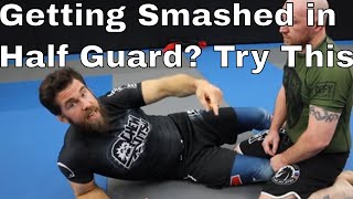 How to Escape a Tight Half Guard Smasher in BJJ Using Lockdown