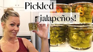 Water Bath Canning Jalapenos! || Pickled Jalapeno Recipe! || Harvesting & Preserving...