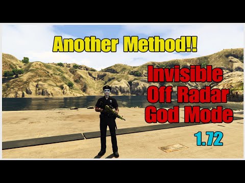 GTA V ONLINE: Invisible God Mode Off Radar No Cops