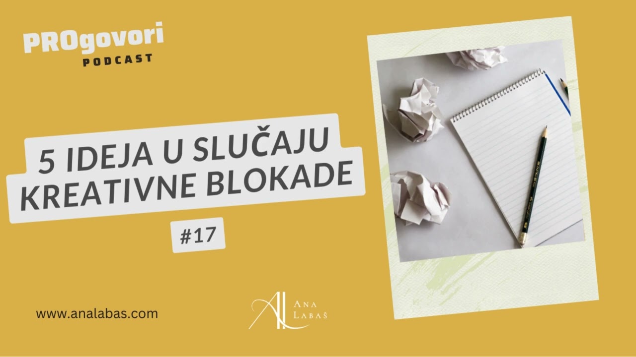 Što kada dođe do kreativne blokade - 5 ideja za inspiraciju