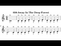 036-Away In The Deep Forest music sheet