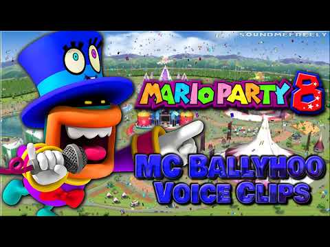 All MC Ballyhoo Voice Clips • Mario Party 8 • Nintendo Wii • Voice Lines (Stephan Weyte)