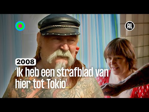 Joris visits Fredo, a tough biker who prefers to paint | Back in time | KRO-NCRV