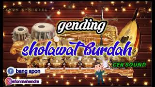 Download lagu Cek sound sholawat burdah mp3