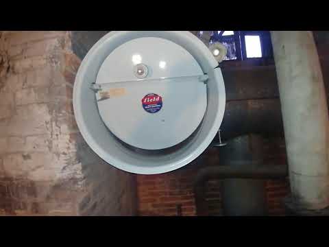 Installation Of One Of The Biggest Barometric Draft Regulators Made