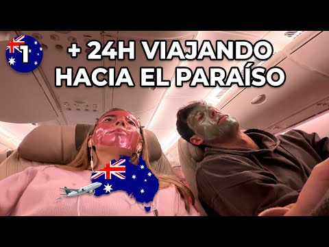+24h viajando hacia el paraíso. Vlog 1 Australia 
