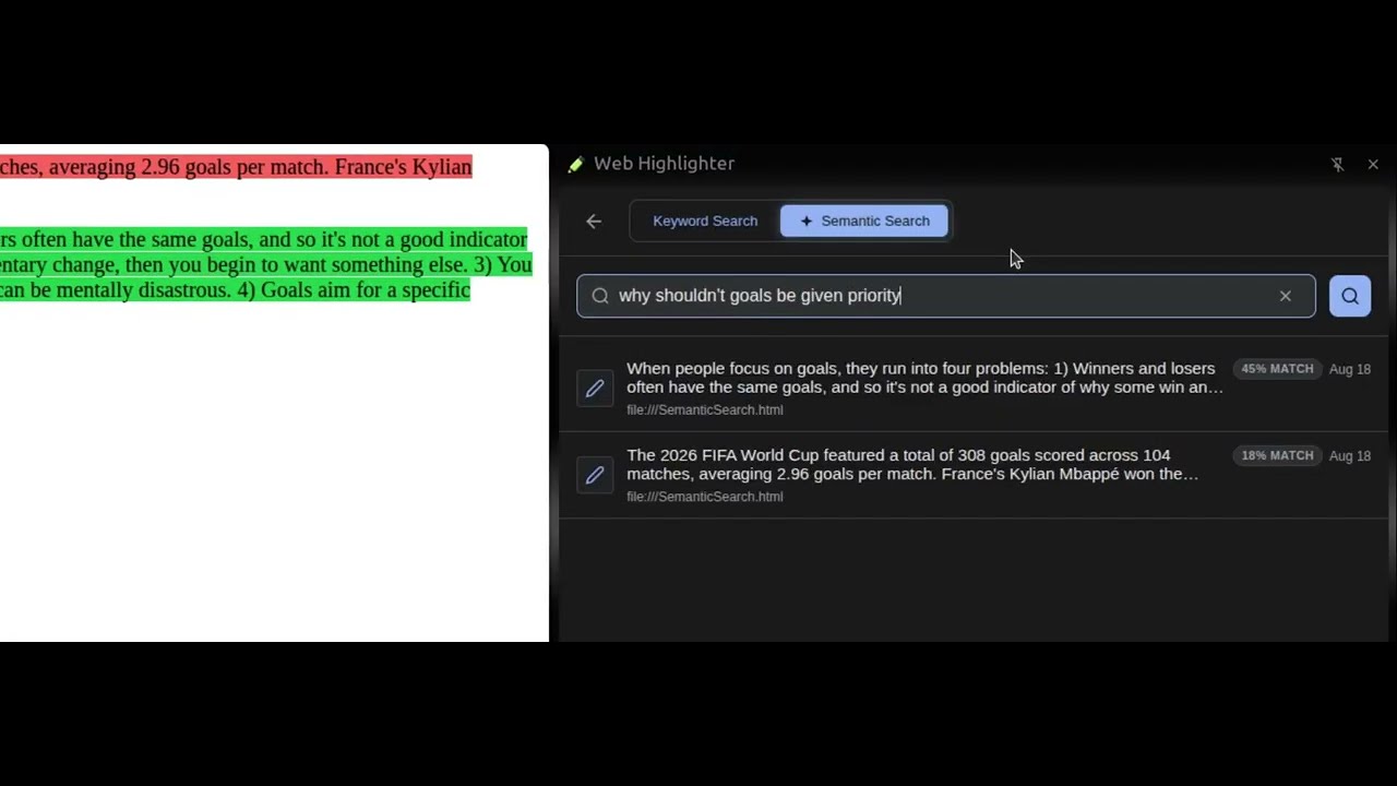 AI-Powered Semantic Search Demo