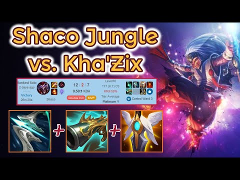 Shaco Jungle Diamond Ranked vs. Kha'Zix - Crit Dmg[League of Legends] Full Gameplay - Infernal Shaco