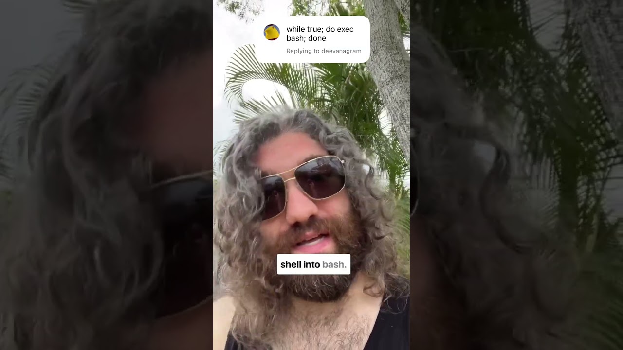 an infinite while loop of execing bash may not work how you think it will.