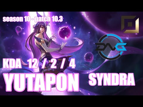 【KRサーバー/チャレ/BOTシンドラ】DFM YUTAPON シンドラ(Syndra) VS ヴァルス(Varus) BOT - Patch10.3 KR Ranked【LOL】